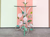 Flower Power Tole Floor Lamp