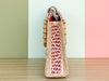Woven Rattan Bag with Bamboo Handle