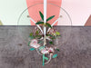 Flower Power Tole Floor Lamp