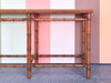 Handsome Faux Bamboo Console