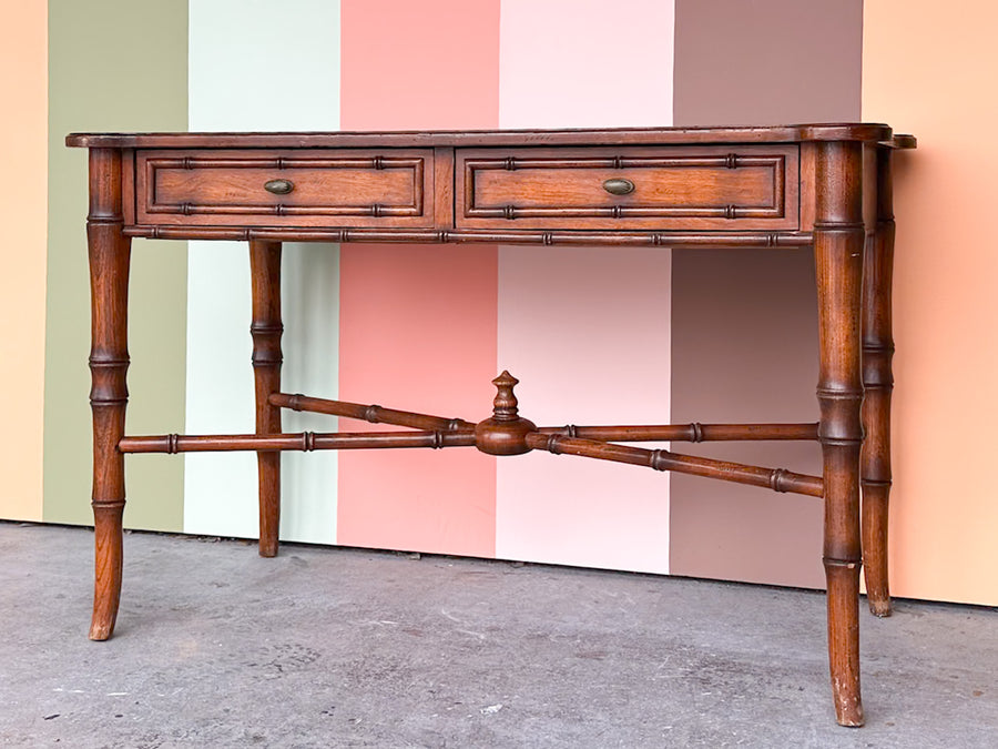Handsome Faux Bamboo Desk
