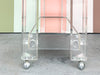 Fab MCM Lucite Bar Cart