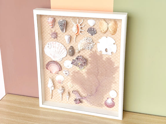Shadowbox Shell Art
