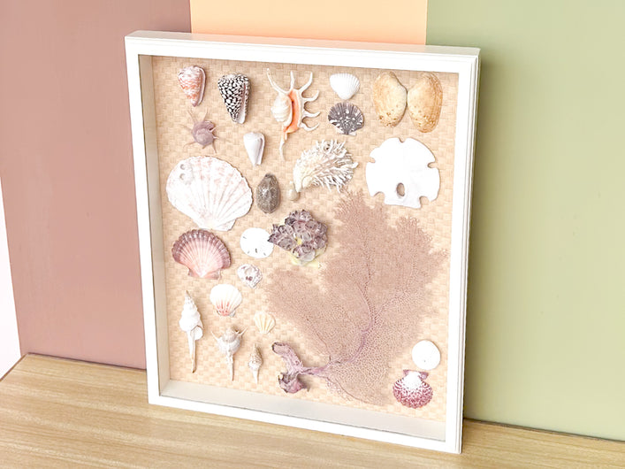 Shadowbox Shell Art