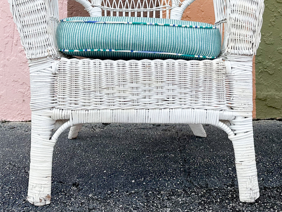 Pair of Wicker Chic Lounge Chairs