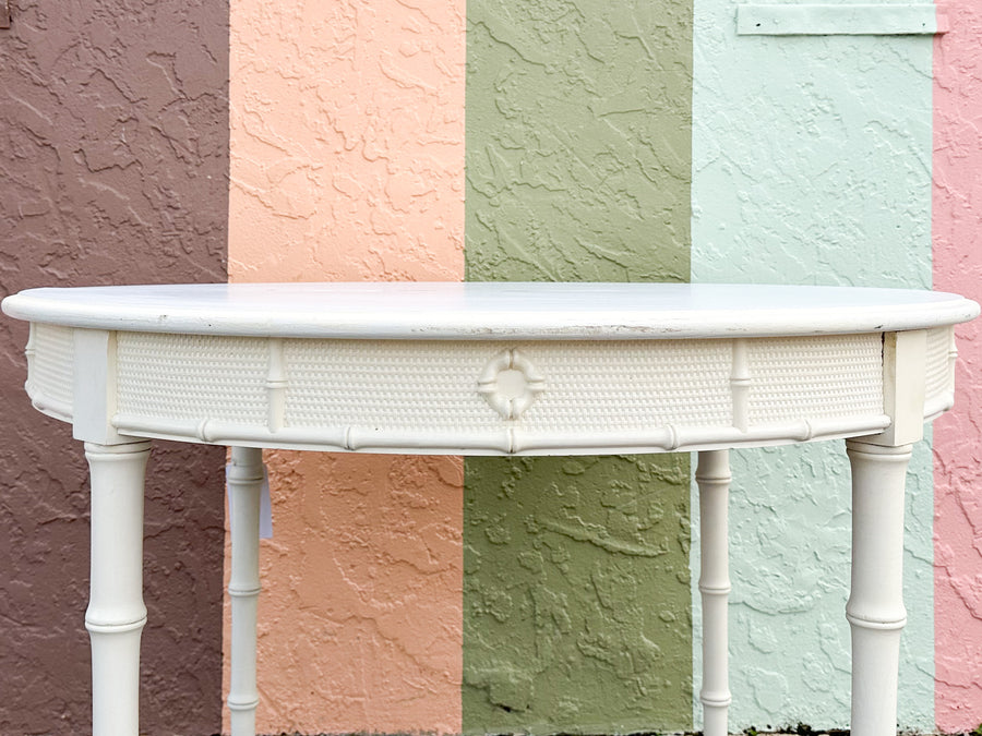 Palm Beach Faux Bamboo Dining Table