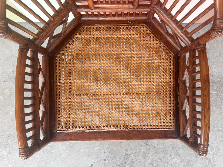 Brighton Style Rattan and Cane Chair