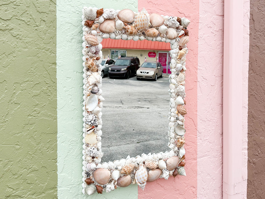 Coastal Chic Shell Mirror
