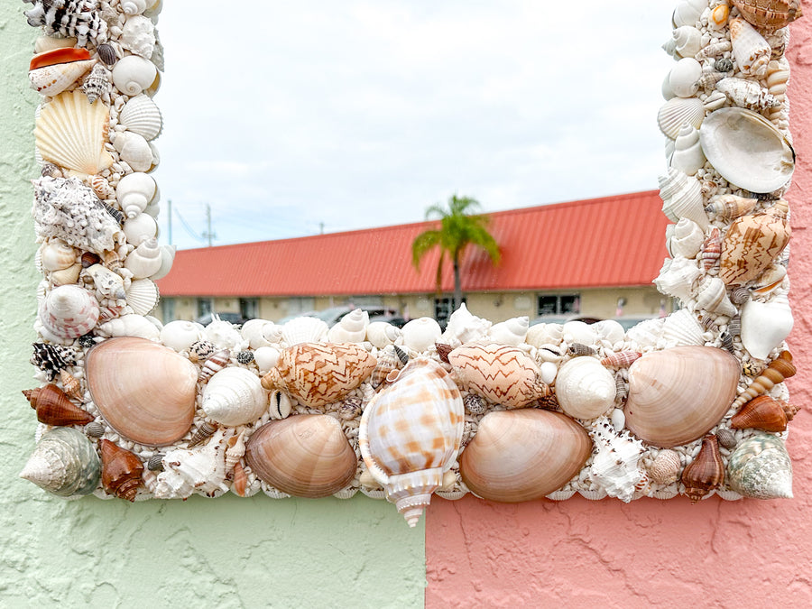 Coastal Chic Shell Mirror