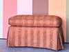 Pretty Bronze Upholstered Ottoman
