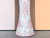 Pretty Pink and White Umbrella Stand