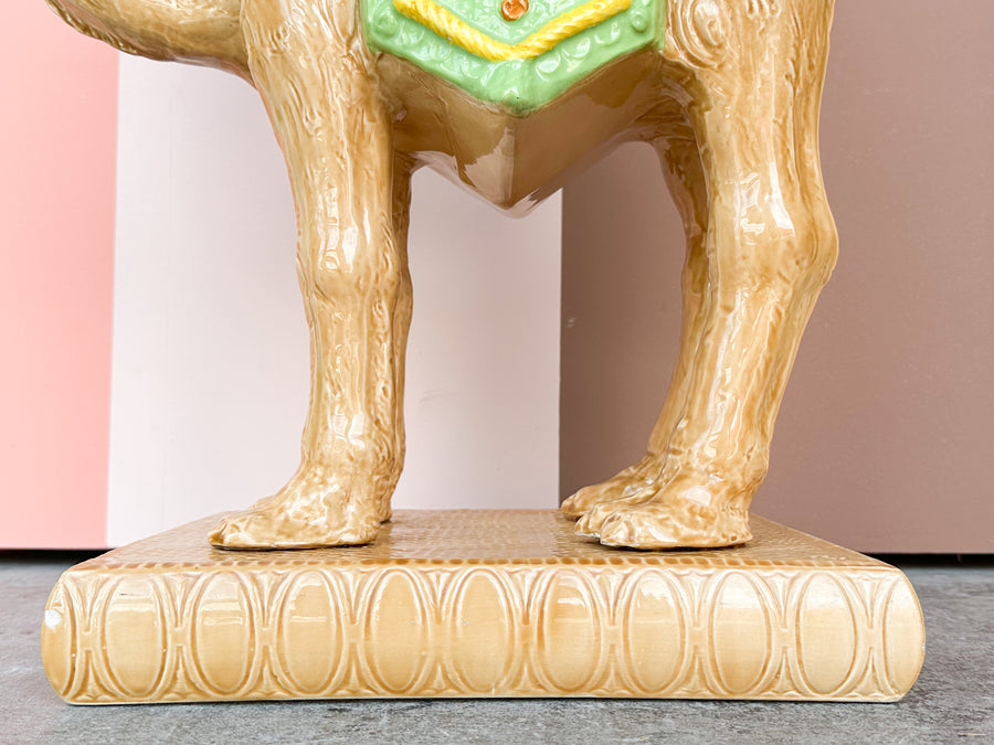 Kips Bay Show House Camel Garden Seat