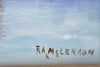 Pink Skies Sailboat Original Art