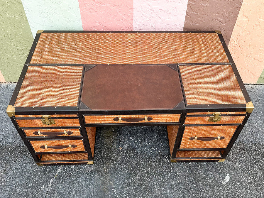 Stiles Brothers Steamer Trunk Coffee Table