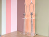 Pair of MCM Lucite Lamps