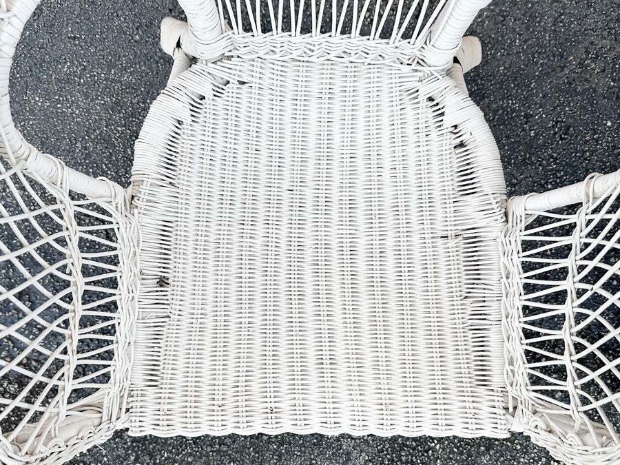 Pair of Wicker Chic Lounge Chairs