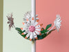 Flower Power Tole Floor Lamp