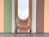 Braided Rattan Cheval Mirror