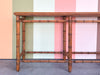 Handsome Faux Bamboo Console