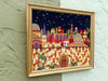 Moroccan Night Sky Needlepoint Framed Art