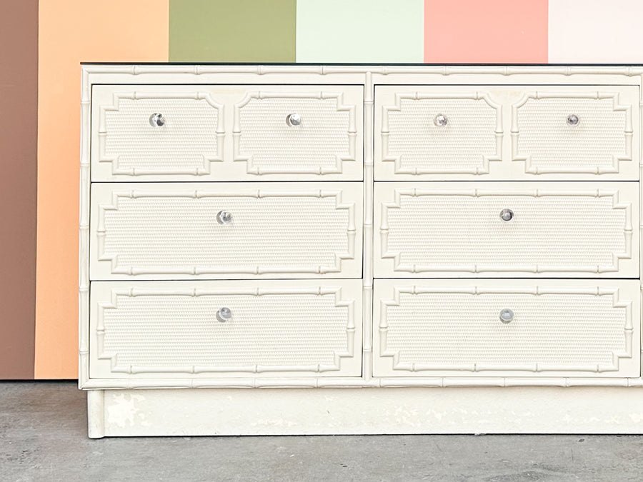 Palm Beach Style Faux Bamboo Dresser