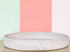 Trio of Round Rattan Trays
