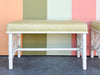 Pair of Ficks Reed Rattan Benches