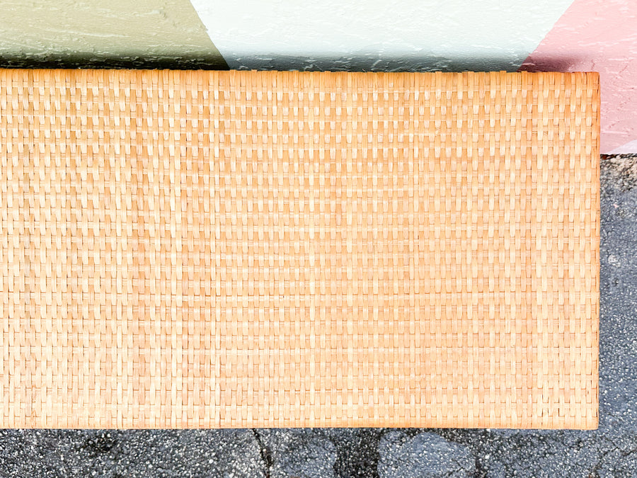 Coastal Chic Rattan Wrapped Dresser