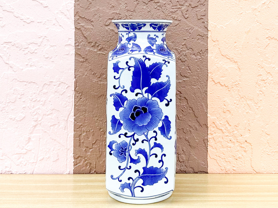 Blue and White Bombay Vase