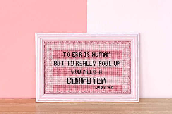 Golden Girls Chic Computer Needlepoint