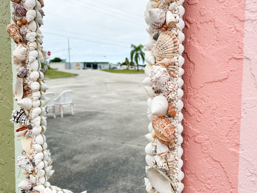 Coastal Chic Shell Mirror