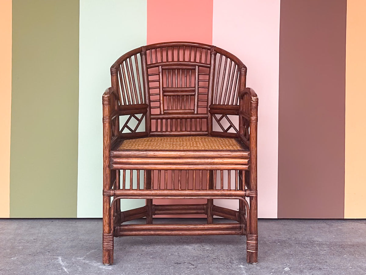 Brighton Style Rattan and Cane Chair