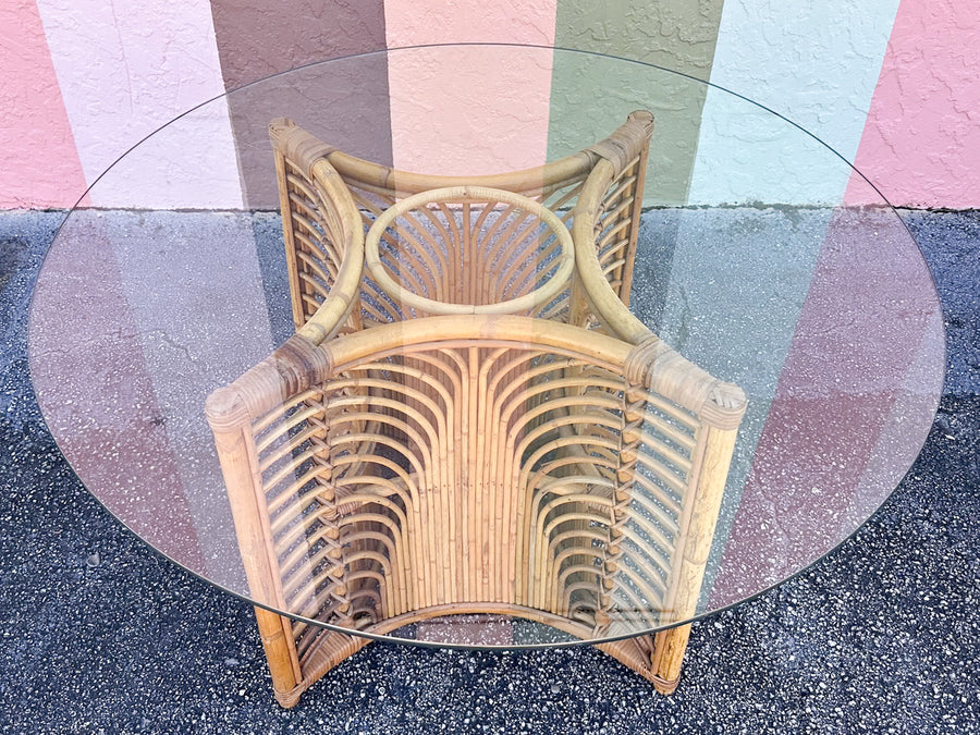 Old Florida Rattan Dining Set
