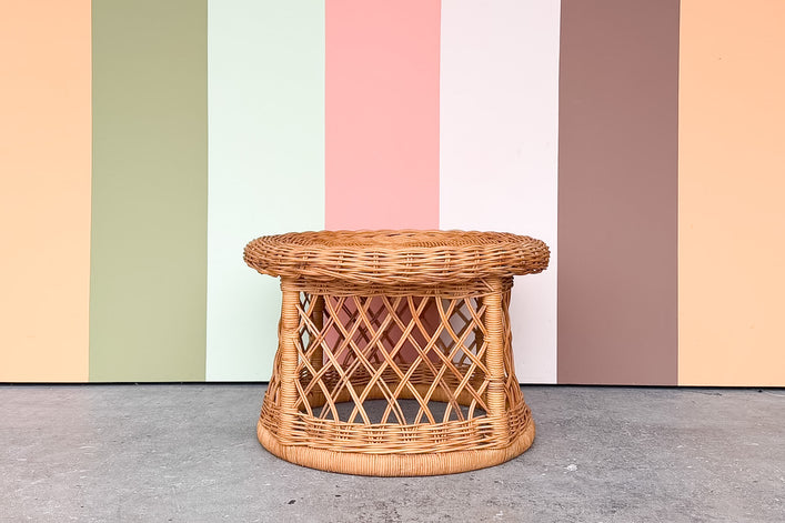 Cute Wicker Side Table