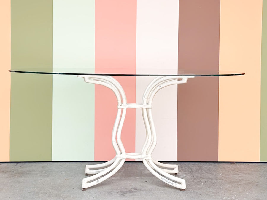 Palm Beach Faux Bamboo Outdoor Dining Set