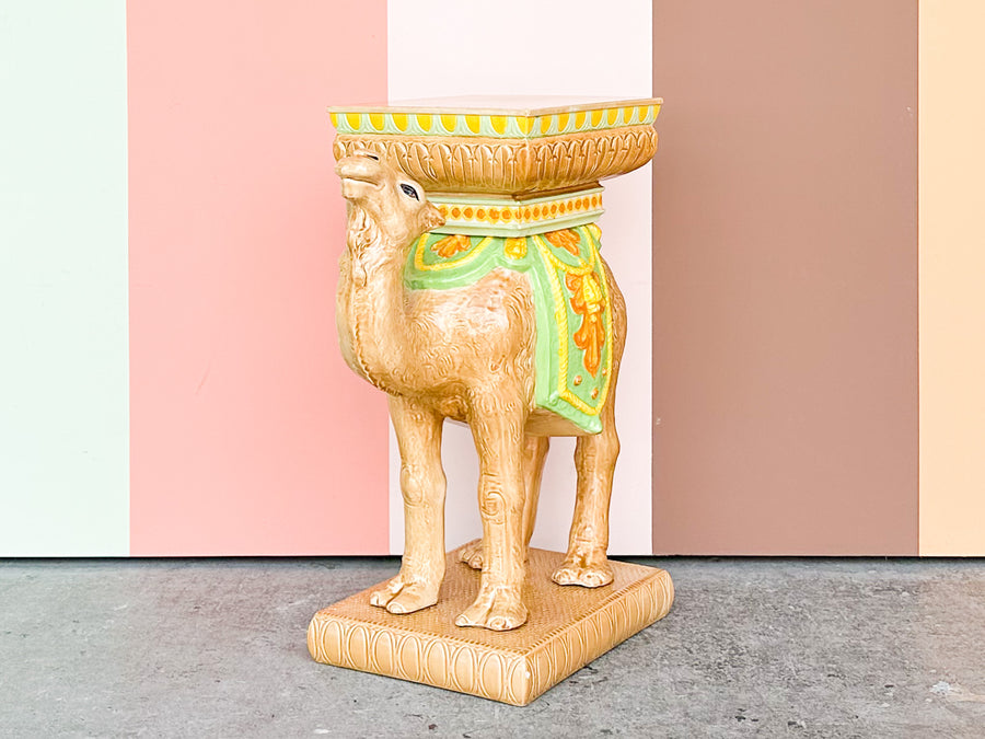 Kips Bay Show House Camel Garden Seat