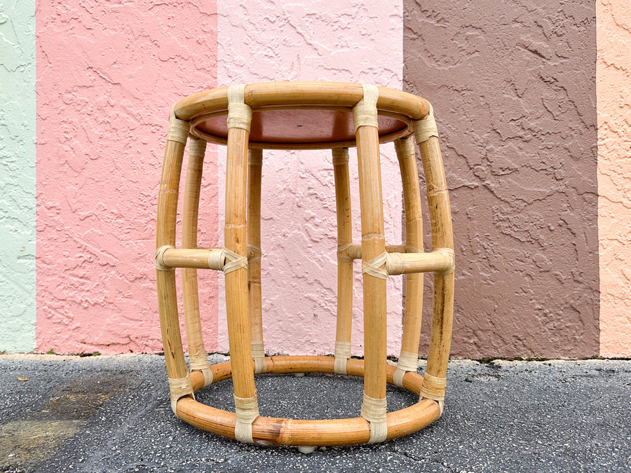 Cute Round Rattan Side Table