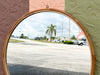 Large Round Rattan Mirror