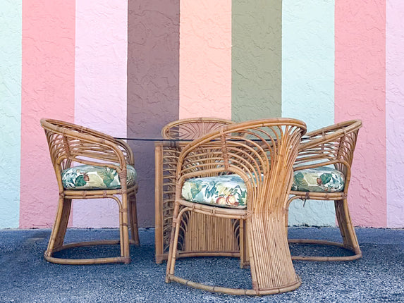 Old Florida Rattan Dining Set