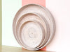 Trio of Round Rattan Trays