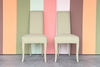 Pair of Pretty Preppy Upholstered Side Chairs