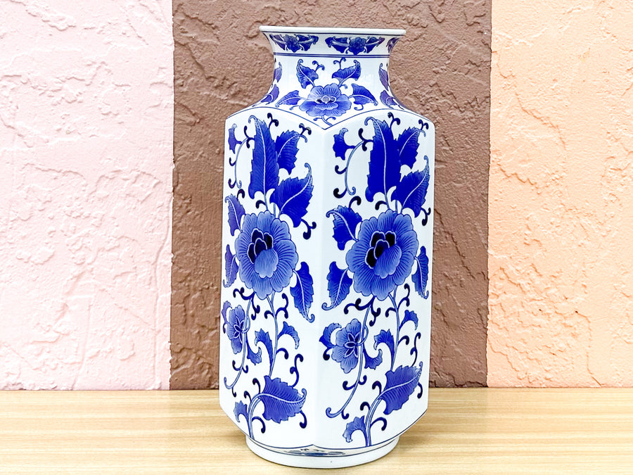 Blue and White Bombay Vase