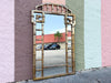 Faux Bamboo Greek Key Mirror
