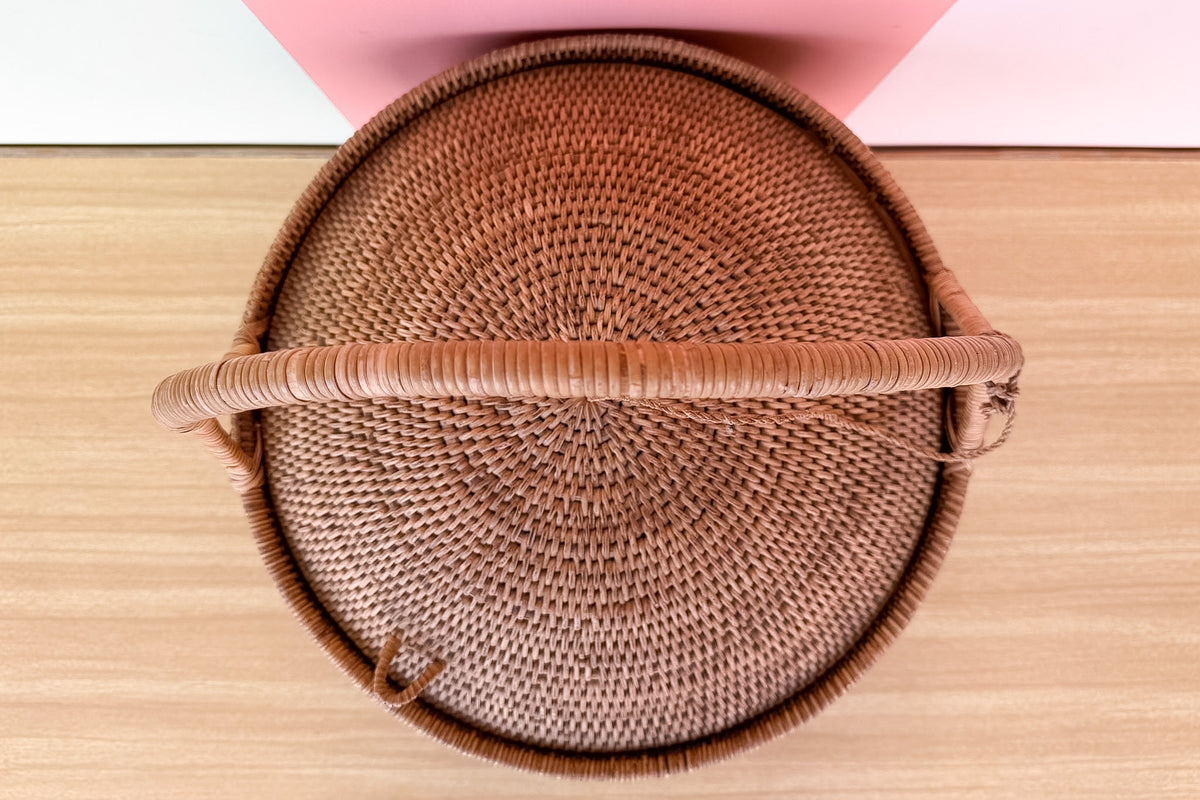 Rattan Basket with Handle