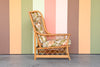 Rattan Wingback Chair