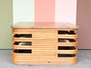 Frankl Style Rattan Corner Coffee Table