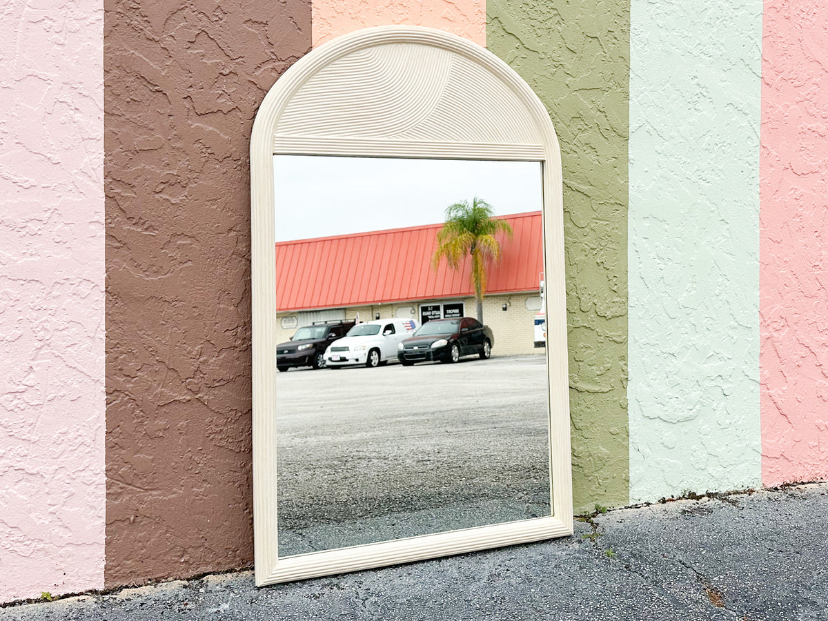 Coastal Cool Pencil Reed Mirror