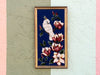 Pretty Blue Bird Needlepoint Framed Art