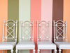 Palm Beach Style Faux Bamboo Outdoor Dining Set