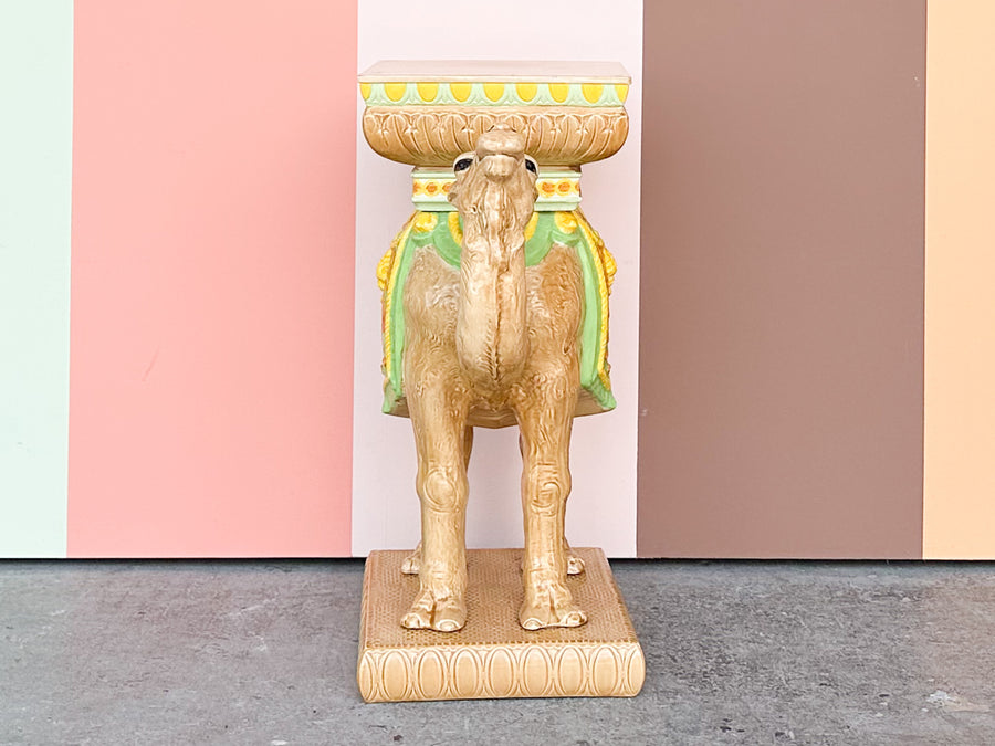 Kips Bay Show House Camel Garden Seat